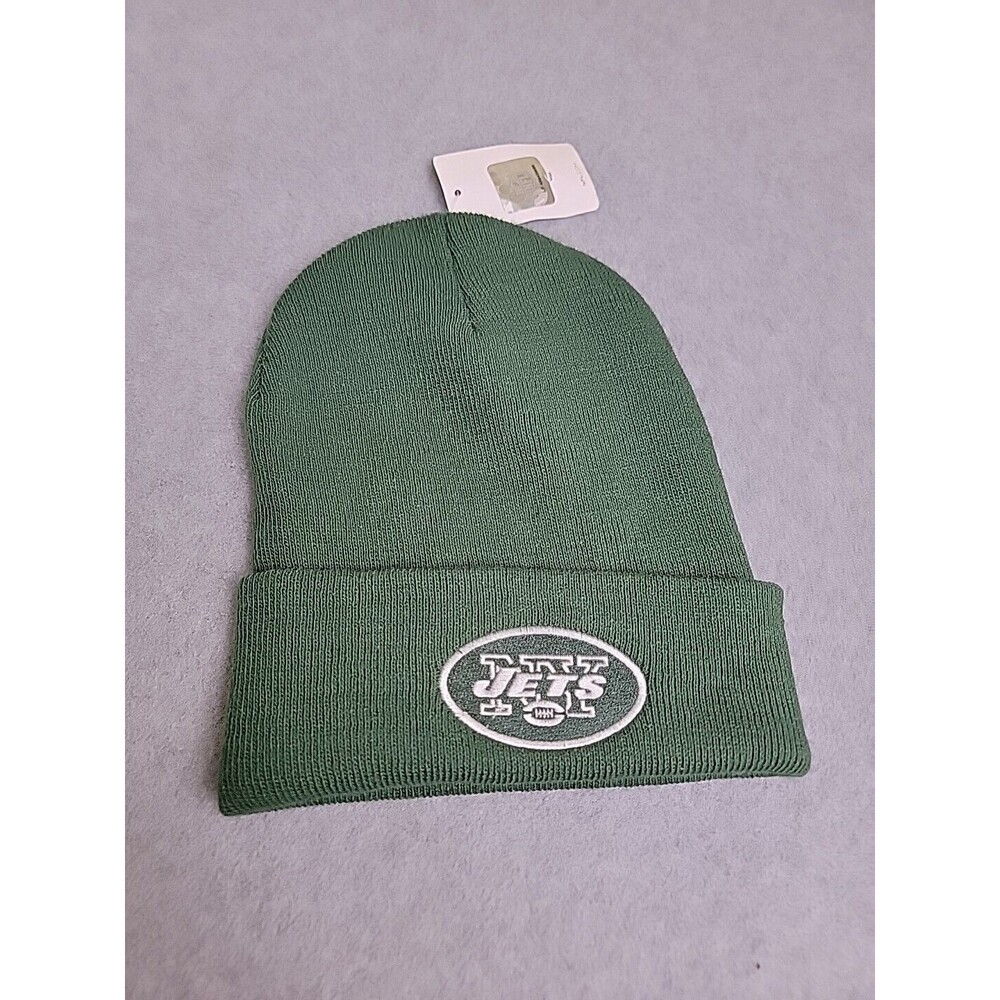 Men's New York Jets Fanatics Green Core Fundamental Cuffed Knit Hat - Picture 6 of 7